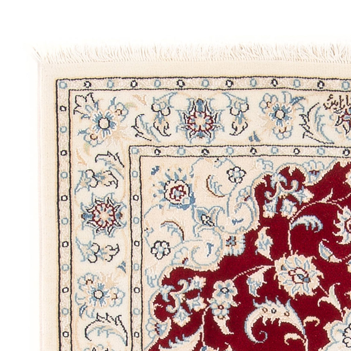 Persisk tæppe - Nain - Premium - 117 x 80 cm - rød