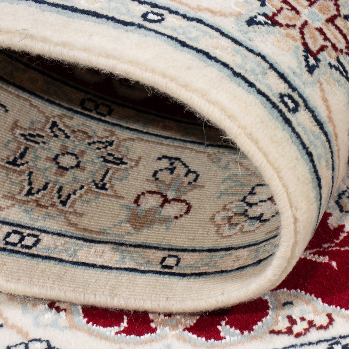 Persisk tæppe - Nain - Premium - 116 x 80 cm - rød