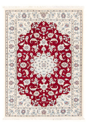 Persisk tæppe - Nain - Premium - 119 x 80 cm - rød