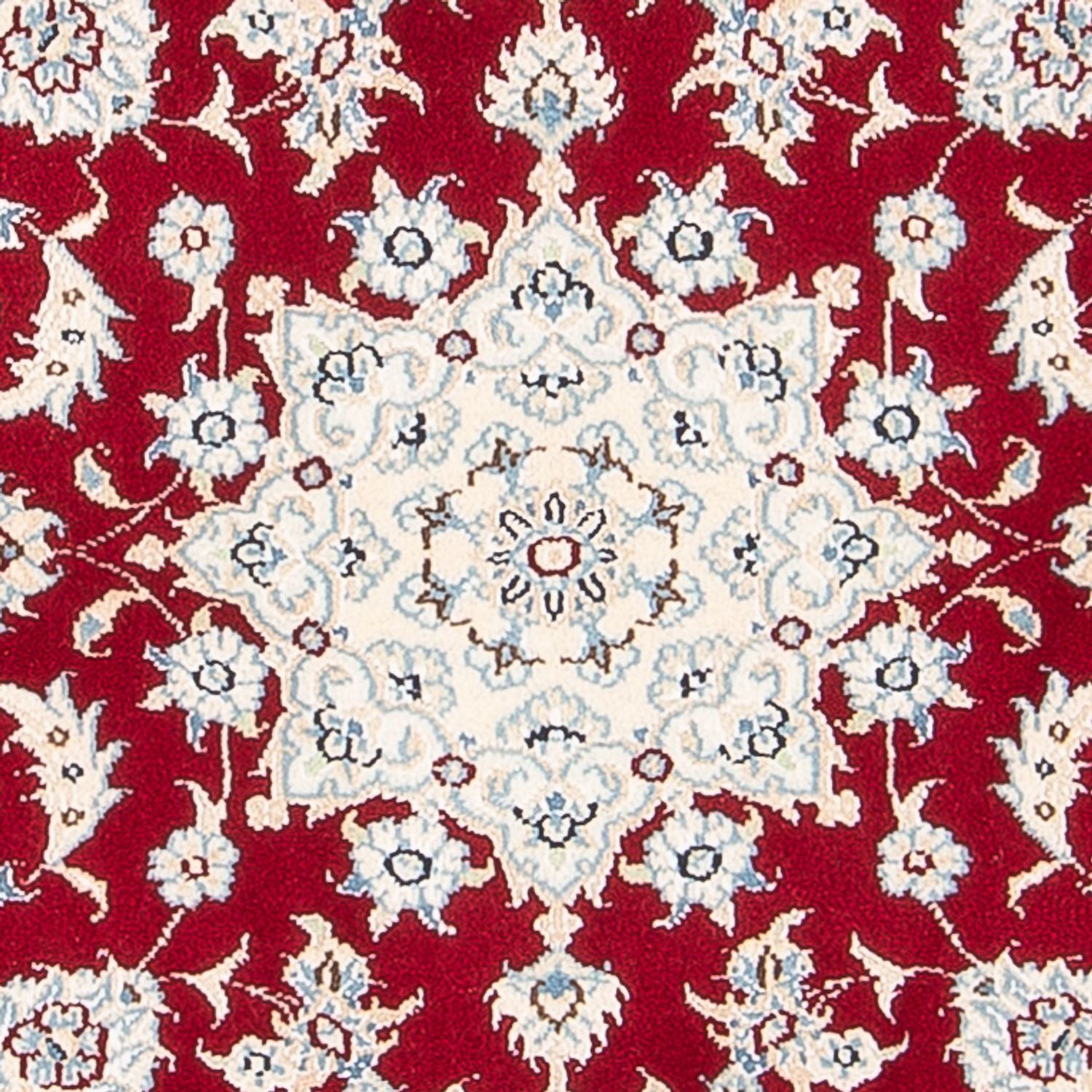 Persisk tæppe - Nain - Premium - 119 x 80 cm - rød