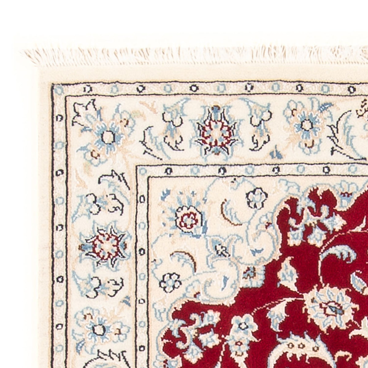 Persisk tæppe - Nain - Premium - 119 x 80 cm - rød