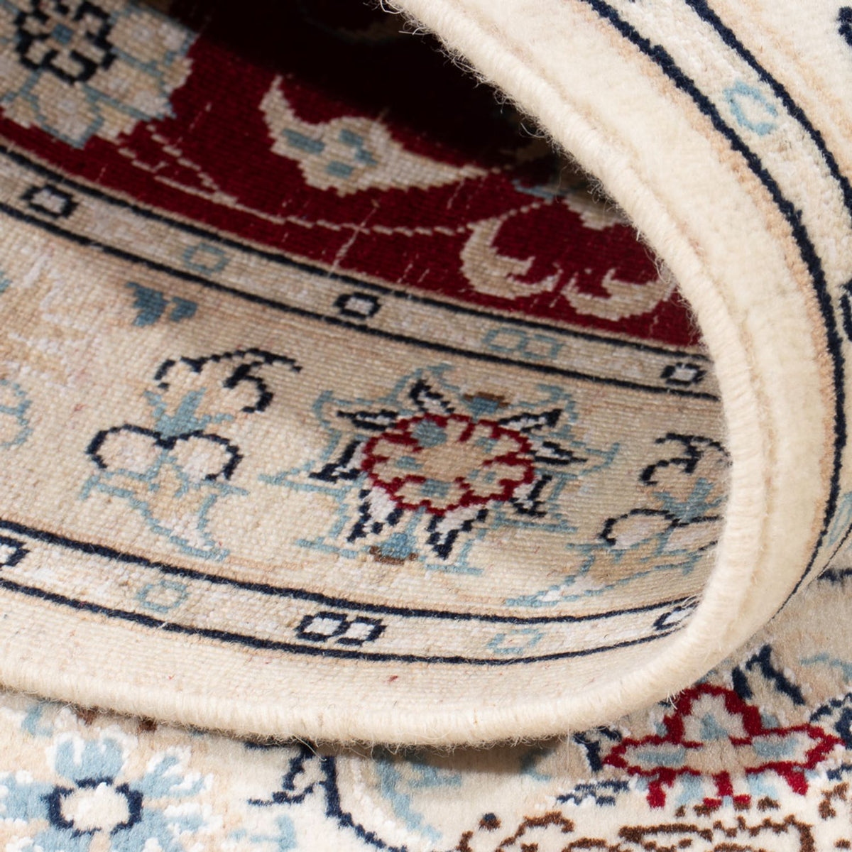 Persisk tæppe - Nain - Premium - 119 x 80 cm - rød