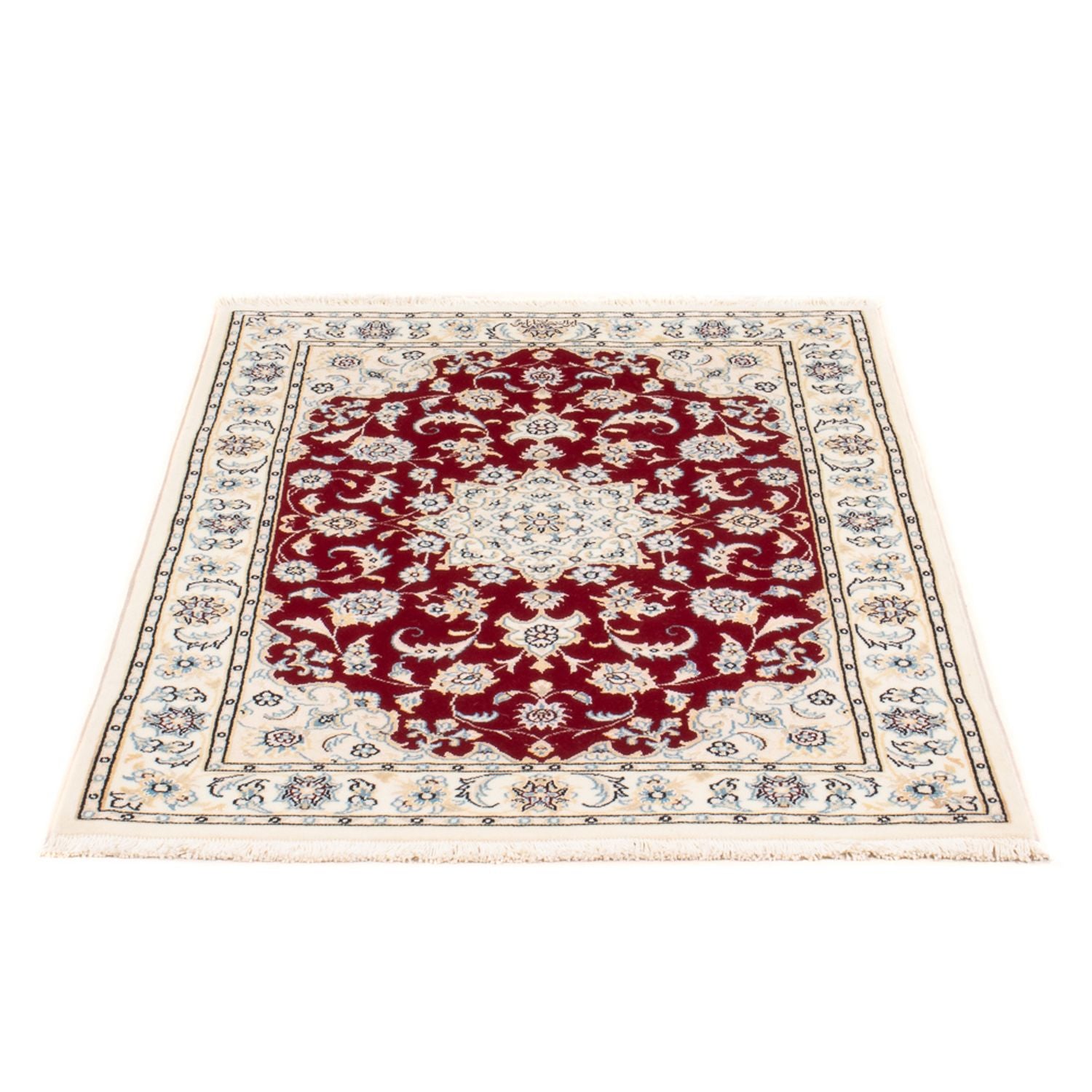 Persisk tæppe - Nain - Premium - 117 x 81 cm - rød