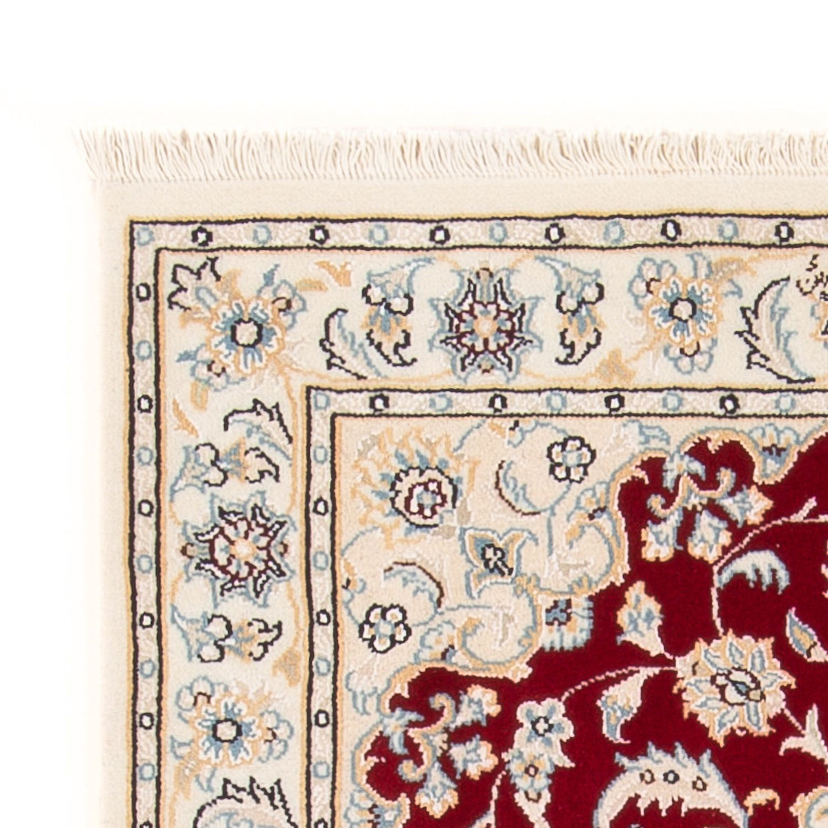 Persisk tæppe - Nain - Premium - 118 x 80 cm - rød