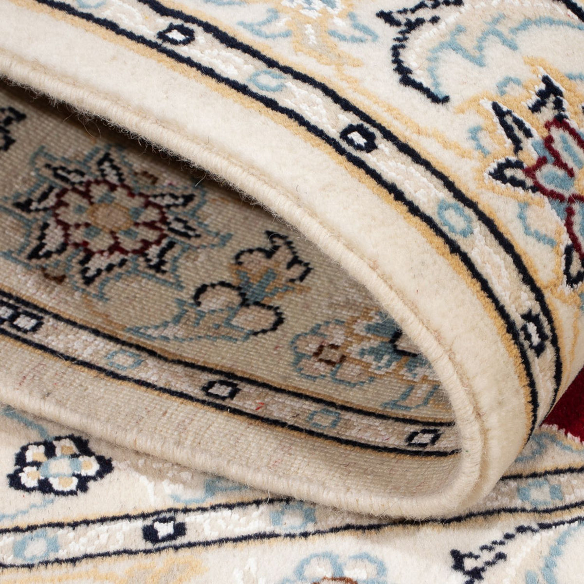 Persisk tæppe - Nain - Premium - 118 x 80 cm - rød