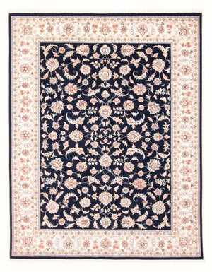 Persisk tæppe - Tabriz - Royal - 201 x 149 cm - mørkeblå