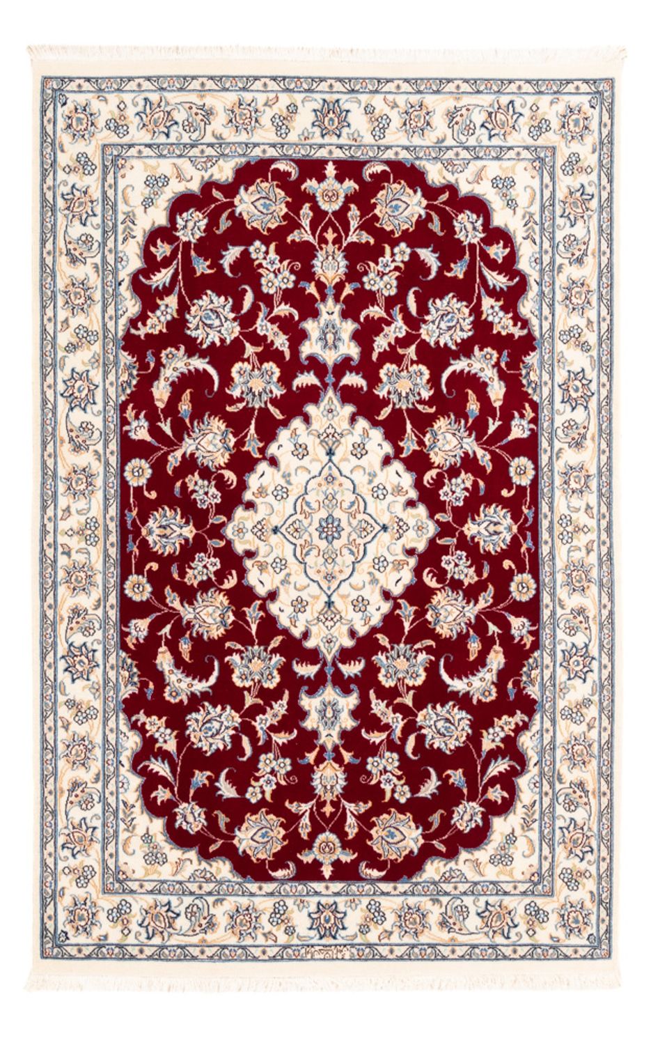 Persisk tæppe - Nain - Premium - 161 x 107 cm - rød