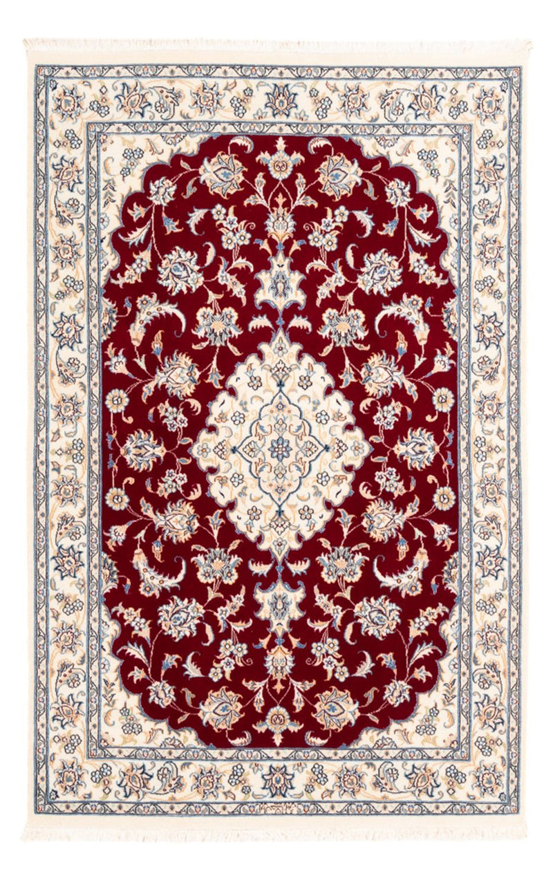 Persisk tæppe - Nain - Premium - 161 x 107 cm - rød