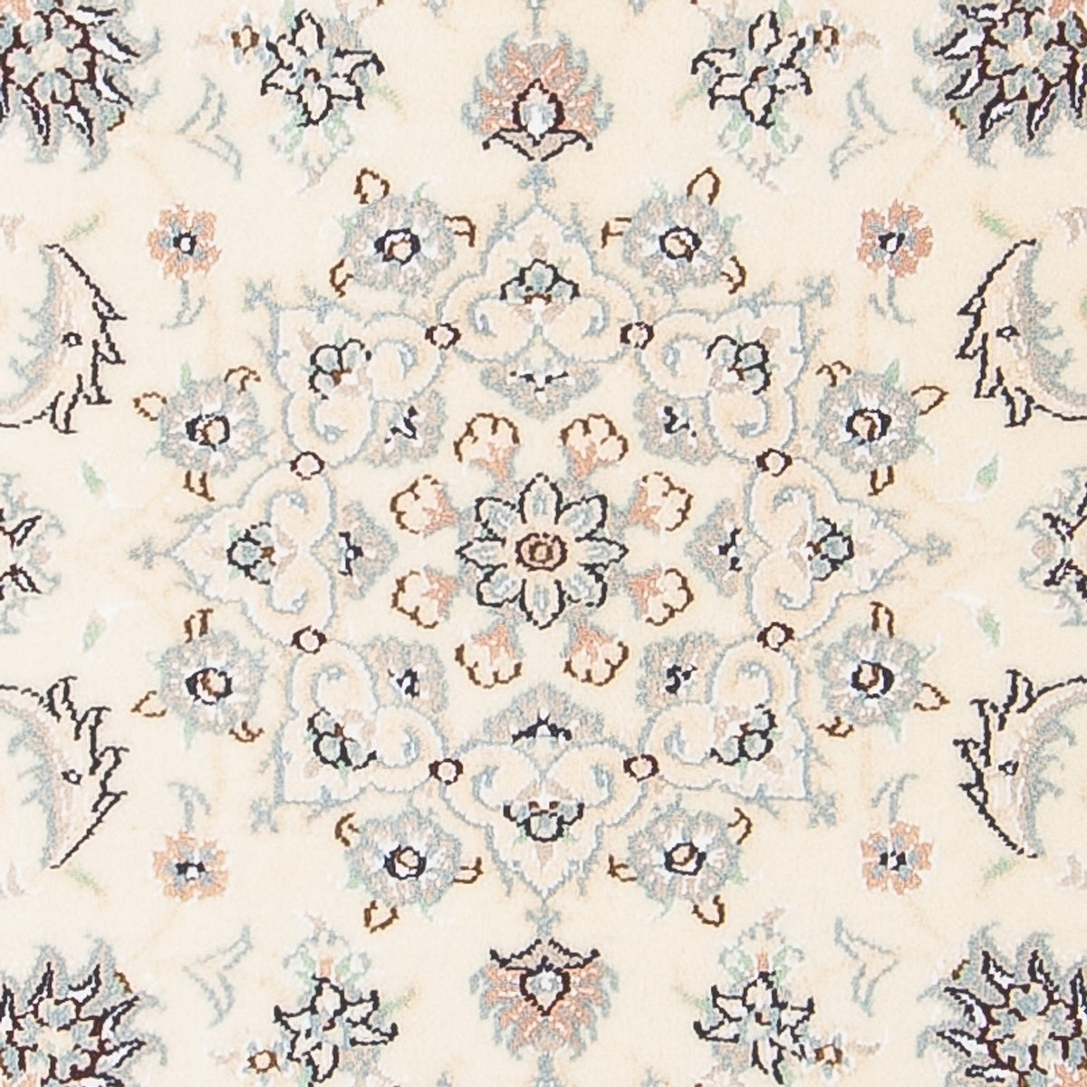 Persisk tæppe - Nain - Premium - 123 x 82 cm - creme