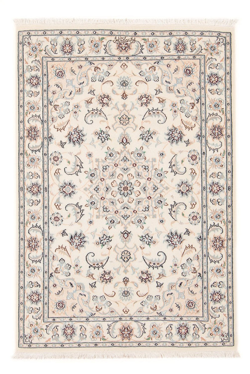 Persisk tæppe - Nain - Premium - 117 x 78 cm - creme