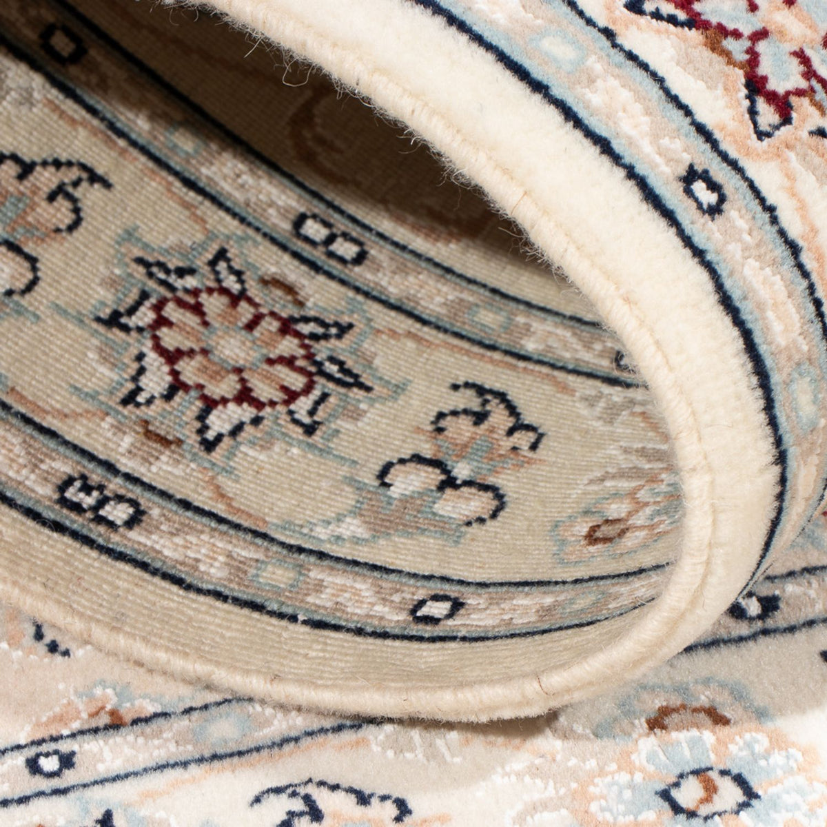 Persisk tæppe - Nain - Premium - 117 x 78 cm - creme