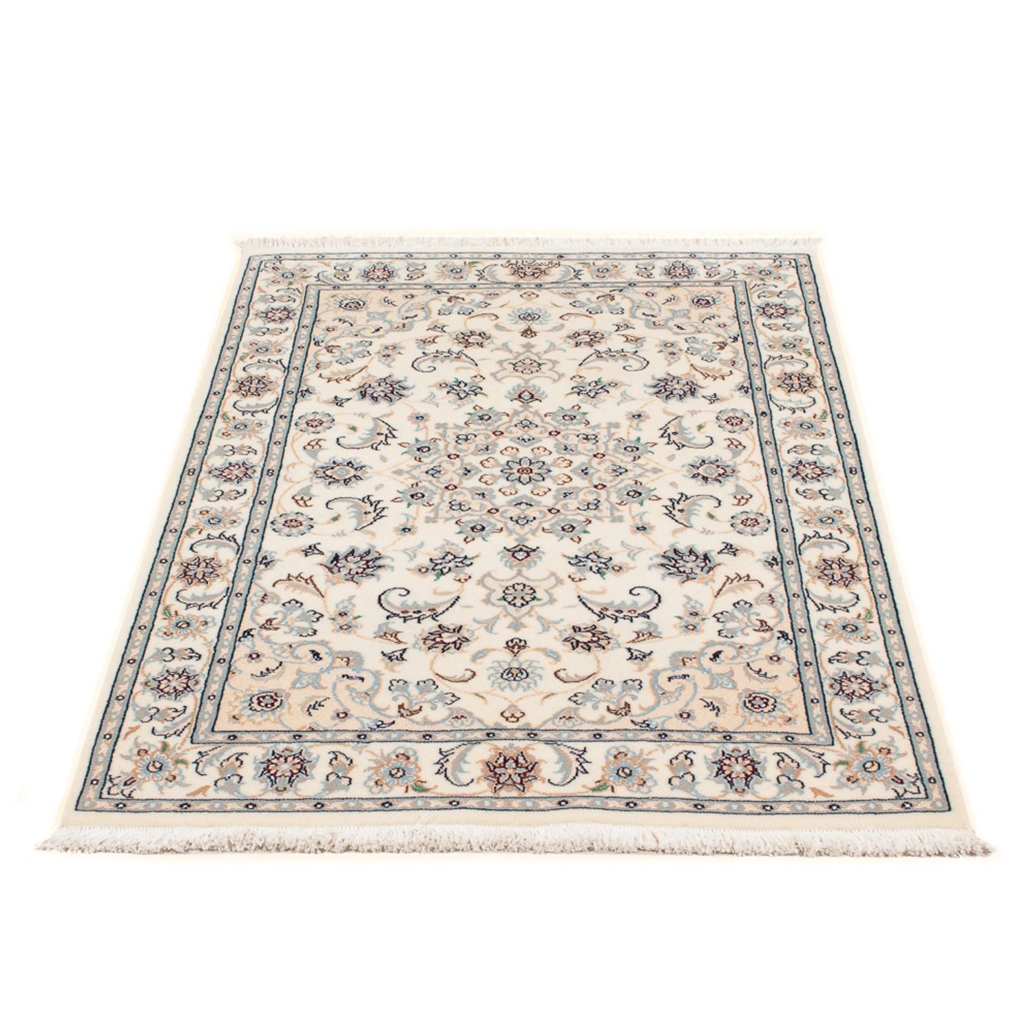 Persisk tæppe - Nain - Premium - 117 x 78 cm - creme