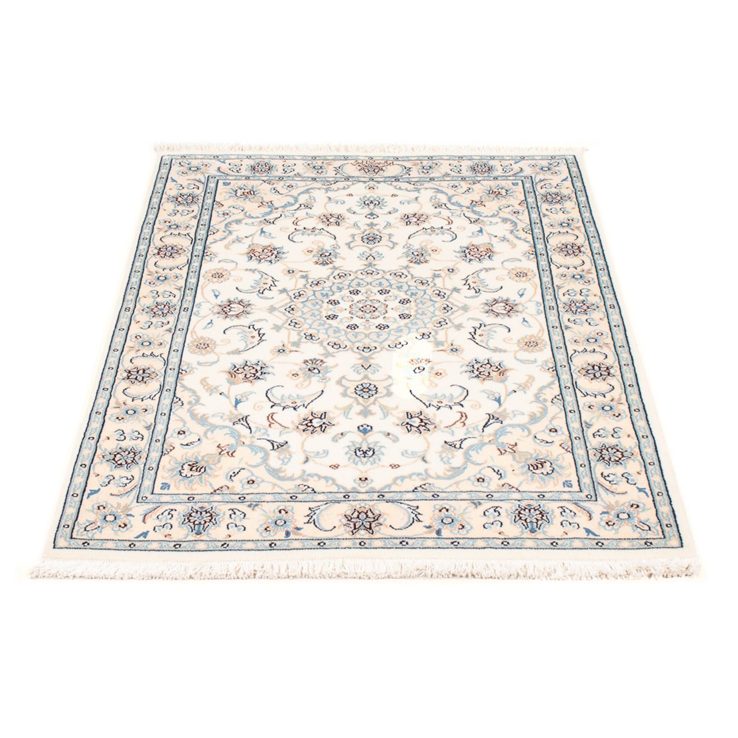 Persisk tæppe - Nain - Premium - 117 x 80 cm - creme