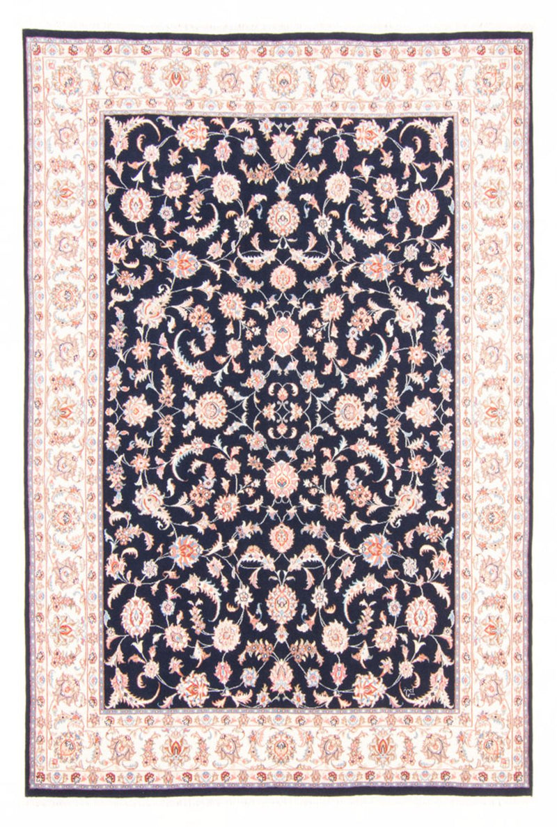 Persisk tæppe - Tabriz - Royal - 237 x 167 cm - mørkeblå