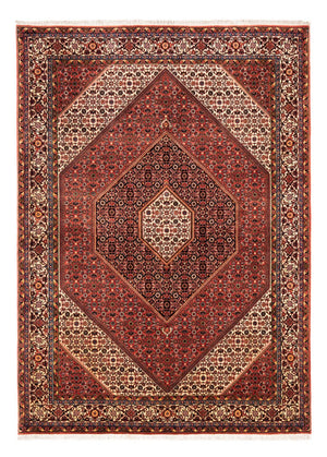 Persisk tæppe - Bijar - 235 x 170 cm - rød