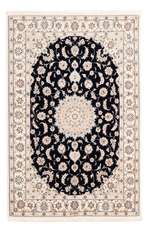 Persisk tæppe - Nain - Premium - 175 x 117 cm - mørkeblå