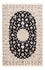 Persisk tæppe - Nain - Premium - 175 x 117 cm - mørkeblå