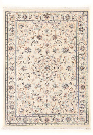 Persisk tæppe - Nain - Premium - 118 x 81 cm - creme