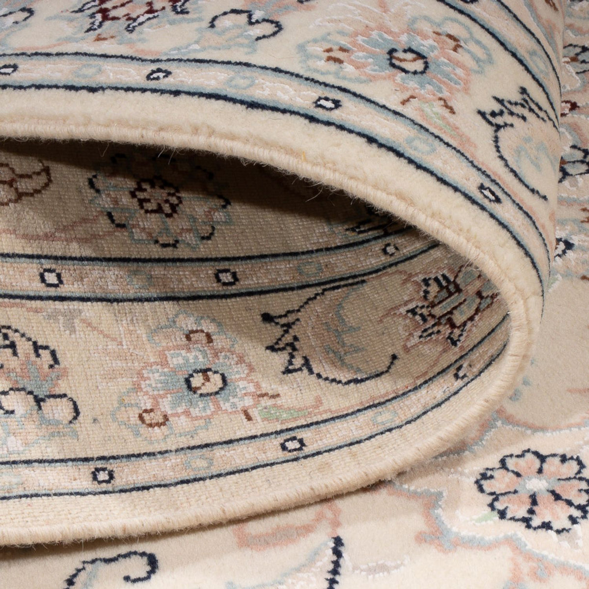 Persisk tæppe - Nain - Premium - 118 x 81 cm - creme