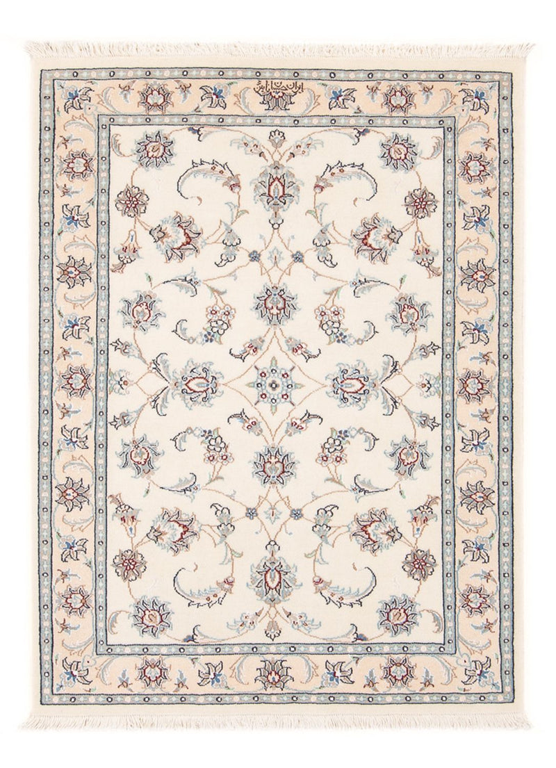 Persisk tæppe - Nain - Premium - 118 x 80 cm - creme