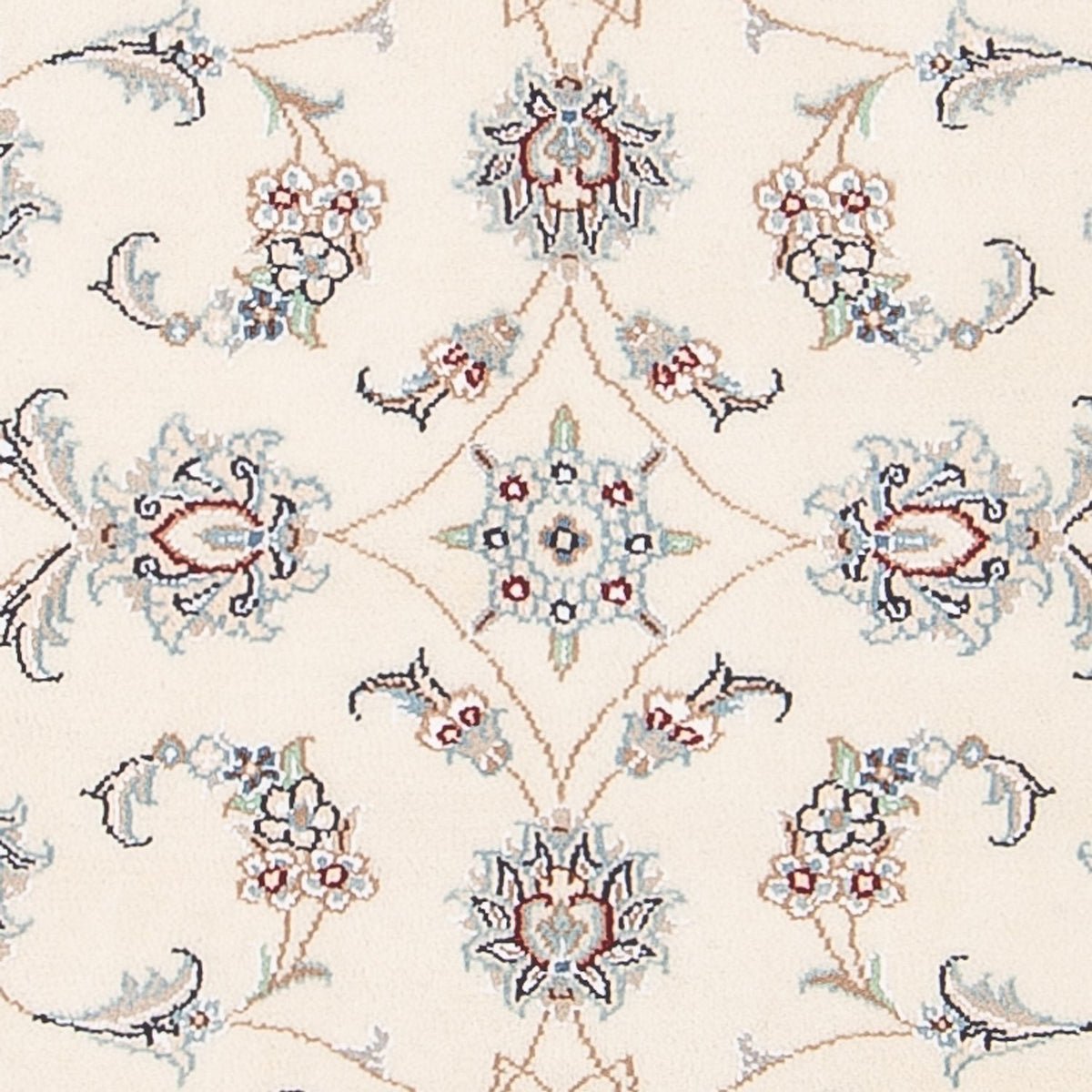 Persisk tæppe - Nain - Premium - 118 x 80 cm - creme