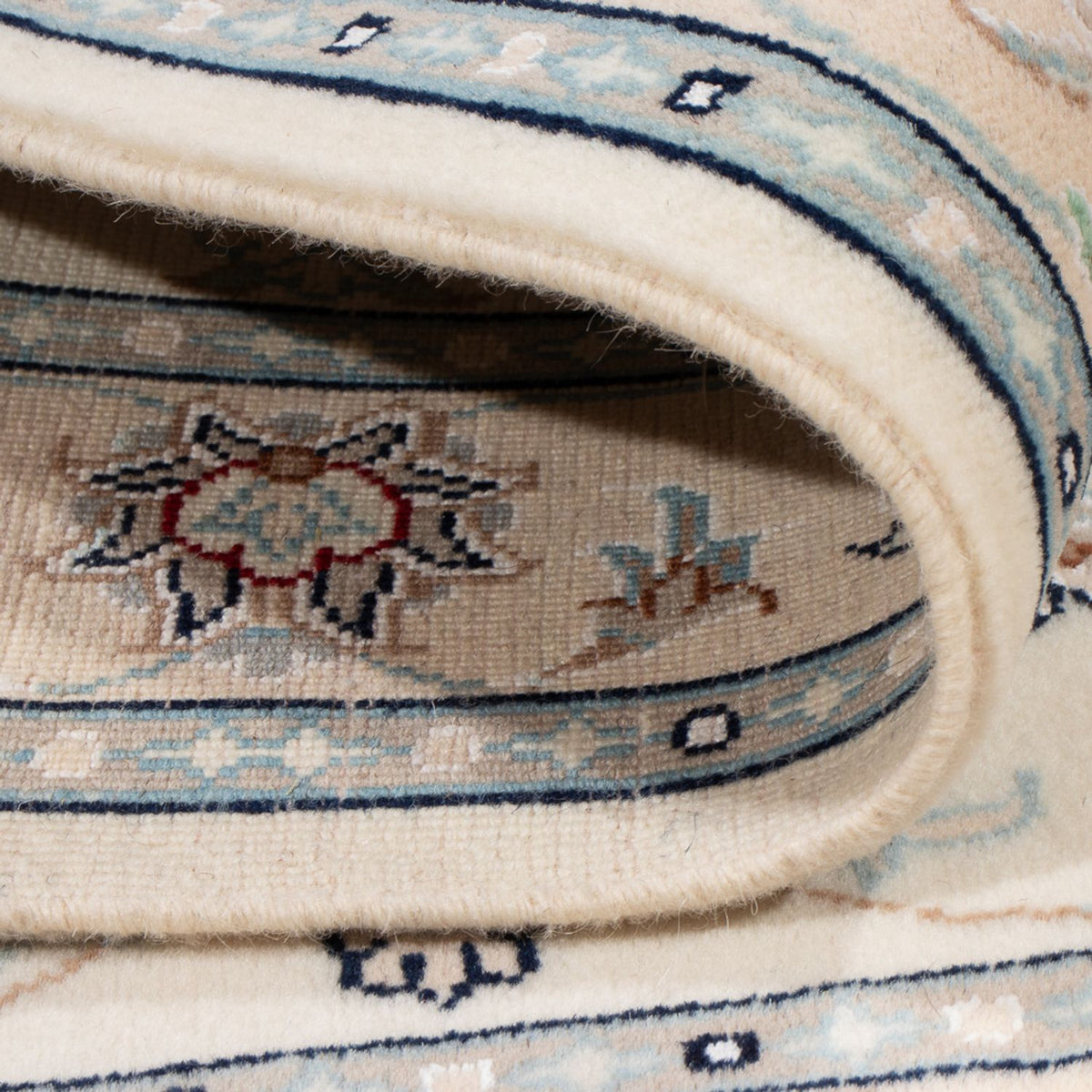 Persisk tæppe - Nain - Premium - 118 x 80 cm - creme