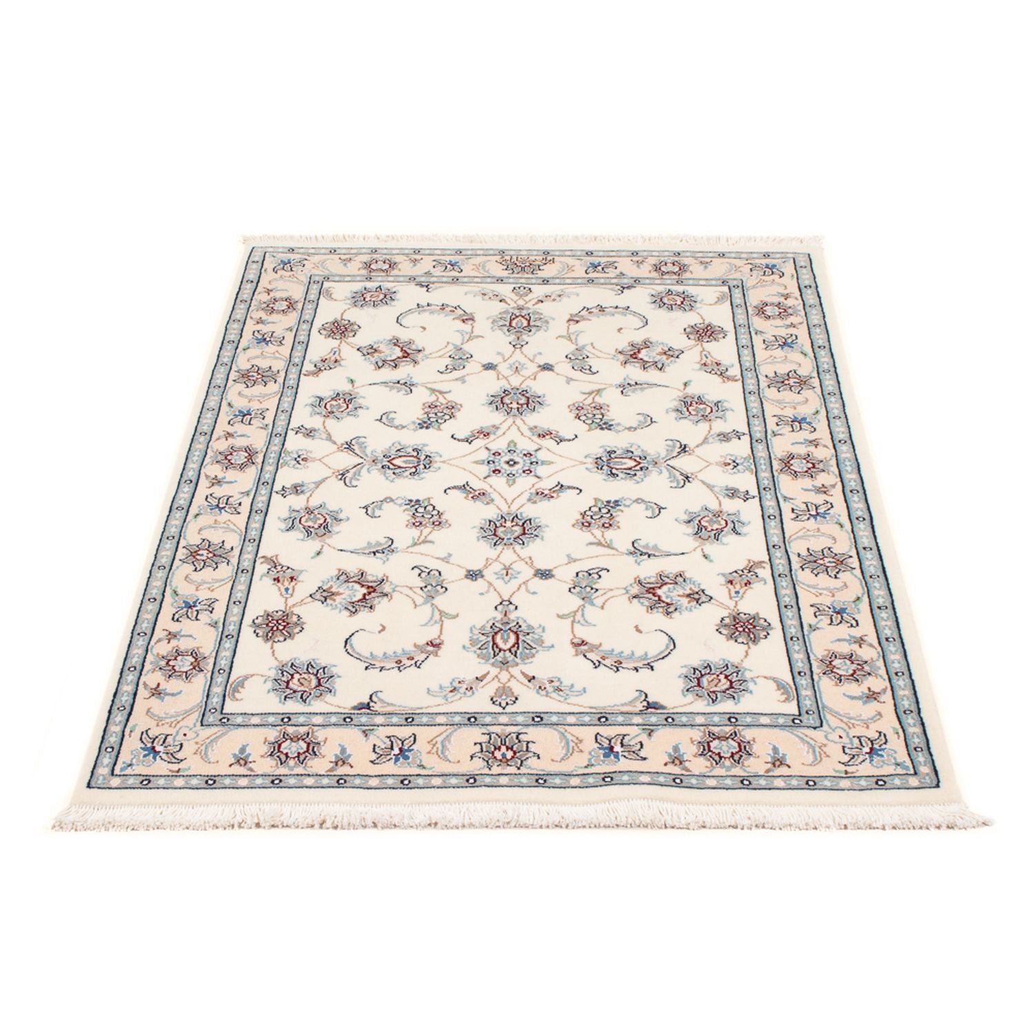 Persisk tæppe - Nain - Premium - 118 x 80 cm - creme