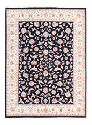 Persisk tæppe - Tabriz - 200 x 148 cm - mørkeblå