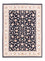 Persisk tæppe - Tabriz - 200 x 148 cm - mørkeblå