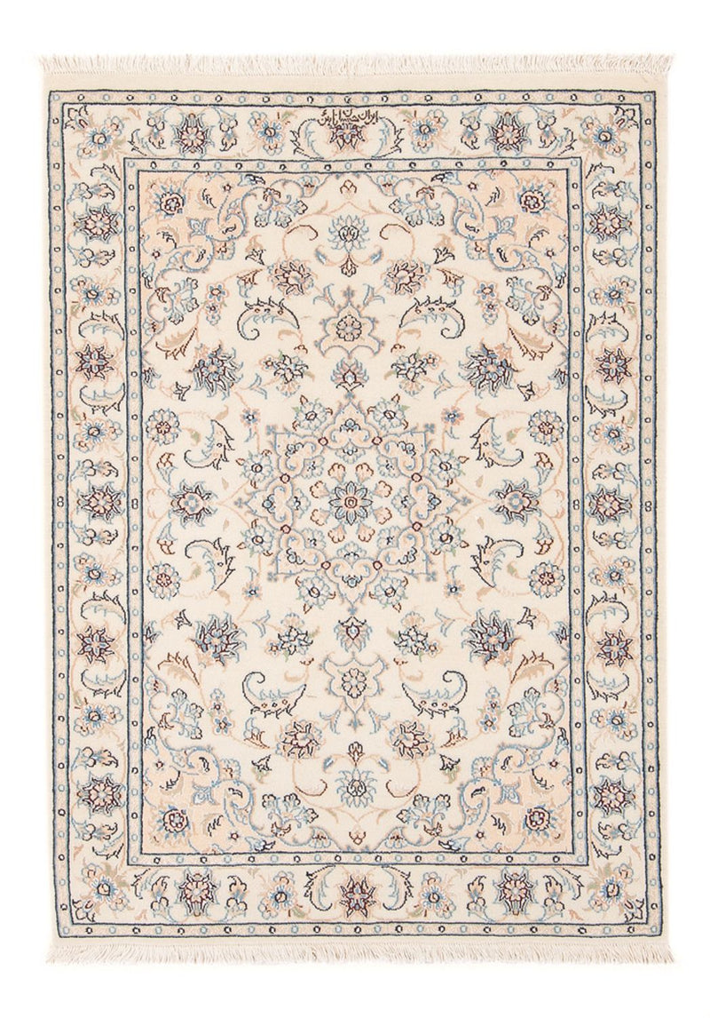 Persisk tæppe - Nain - Premium - 117 x 80 cm - creme