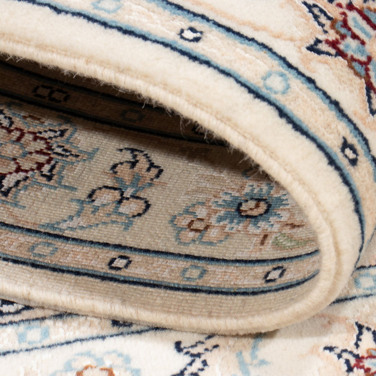 Persisk tæppe - Nain - Premium - 117 x 80 cm - creme