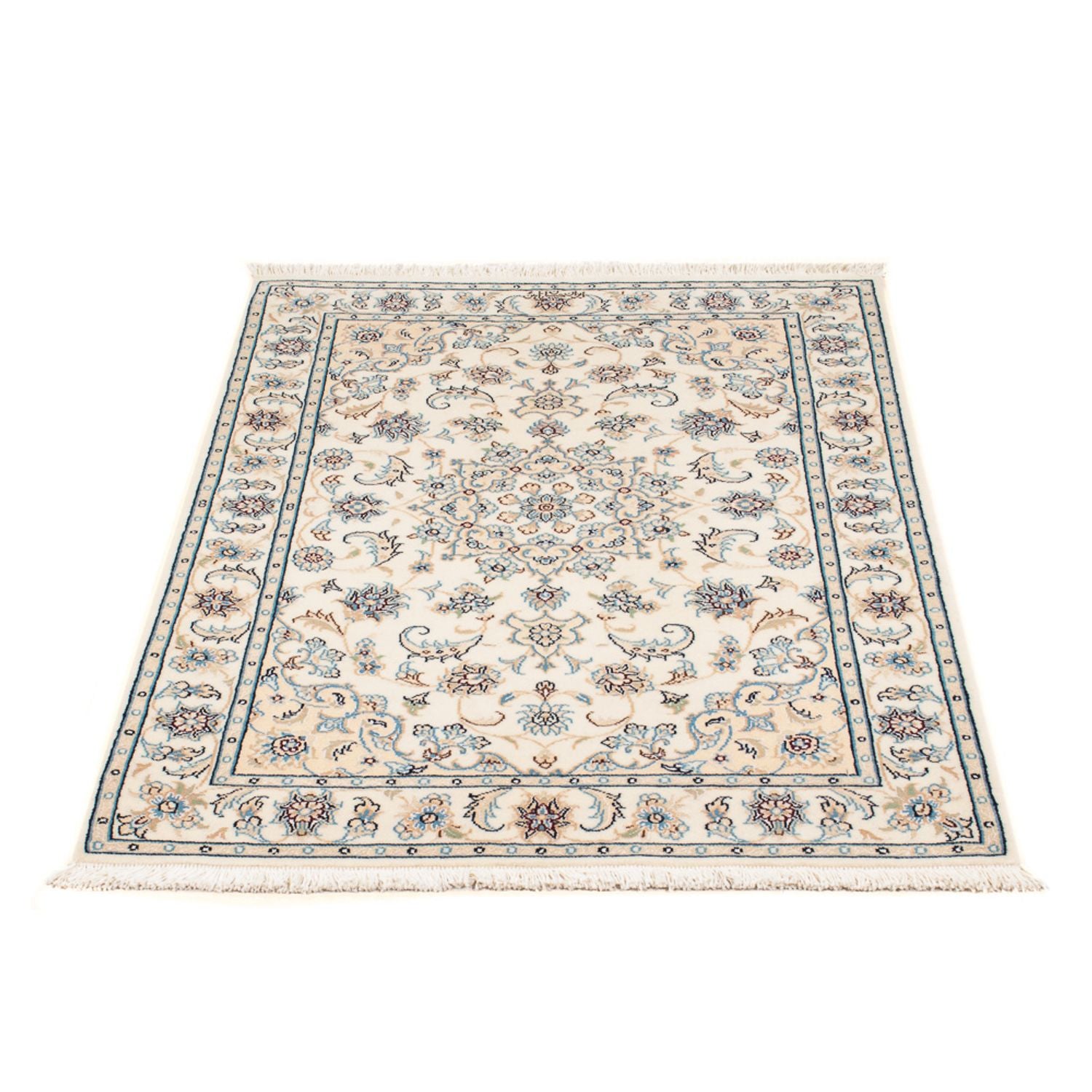 Persisk tæppe - Nain - Premium - 117 x 80 cm - creme