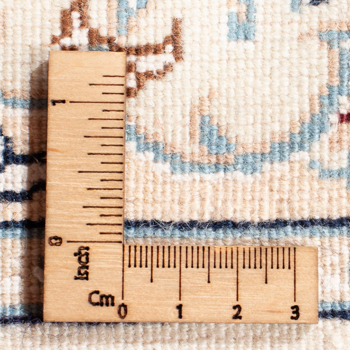 Persisk tæppe - Nain - Premium - 117 x 80 cm - creme