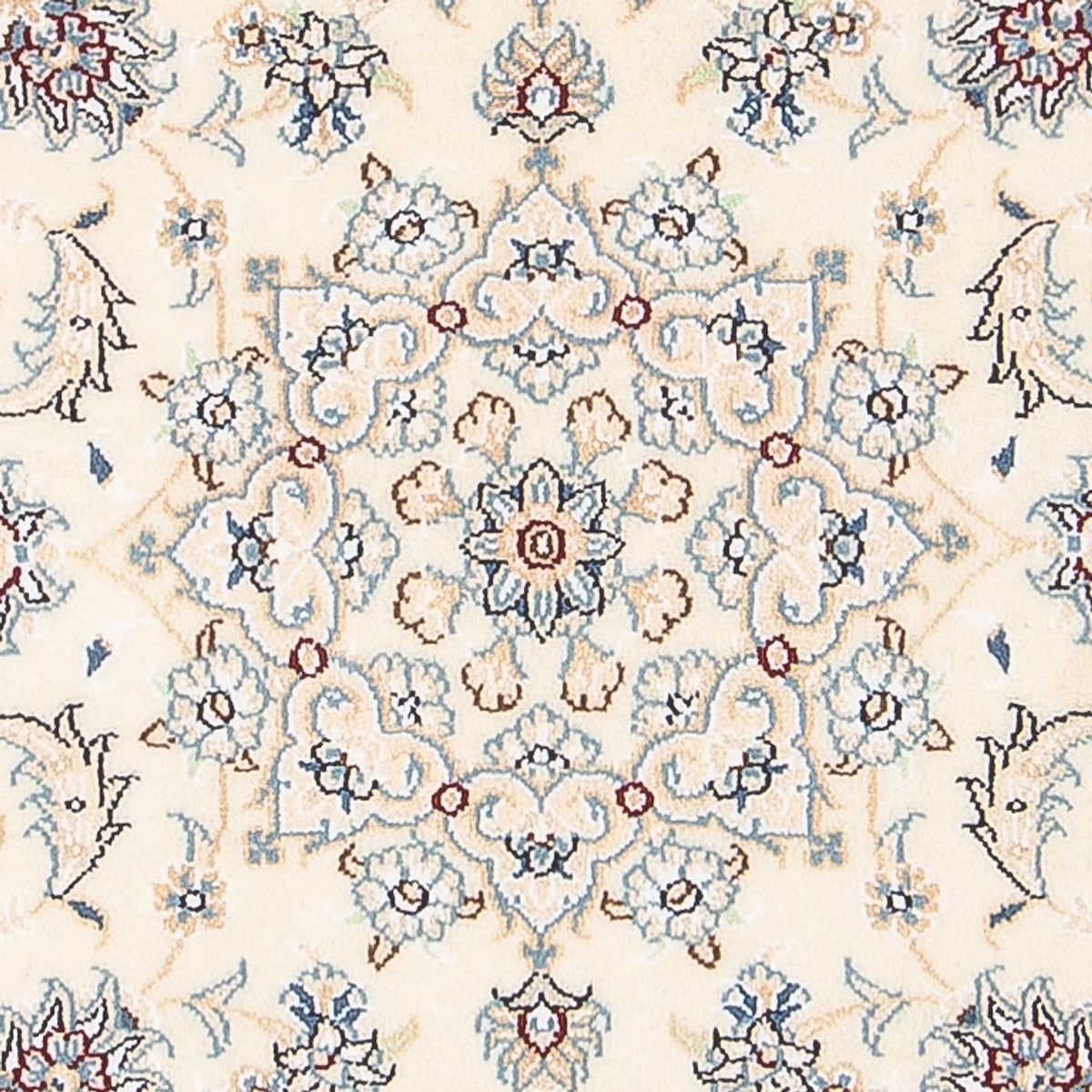 Persisk tæppe - Nain - Premium - 118 x 80 cm - creme