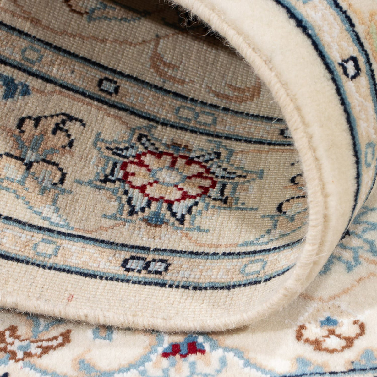 Persisk tæppe - Nain - Premium - 118 x 80 cm - creme