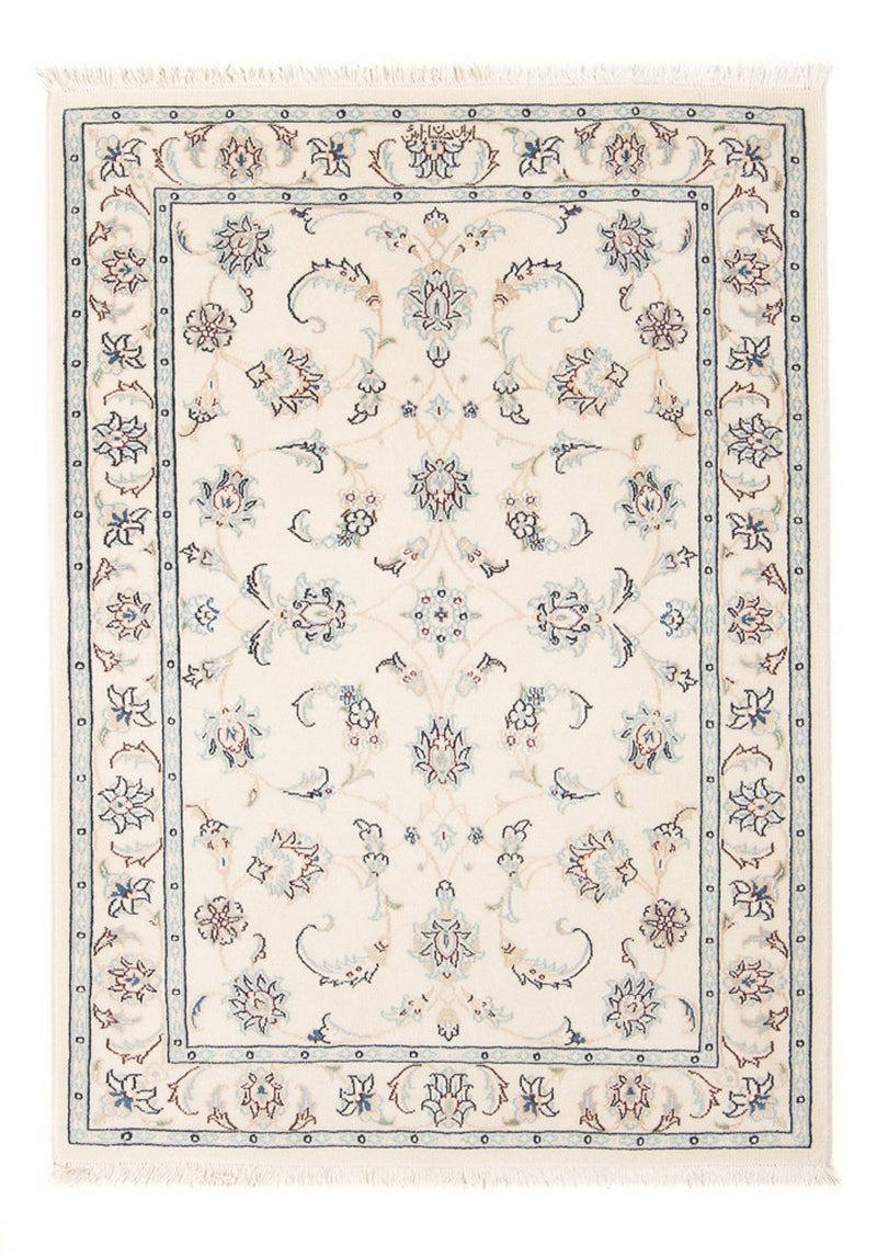 Persisk tæppe - Nain - Premium - 120 x 81 cm - creme