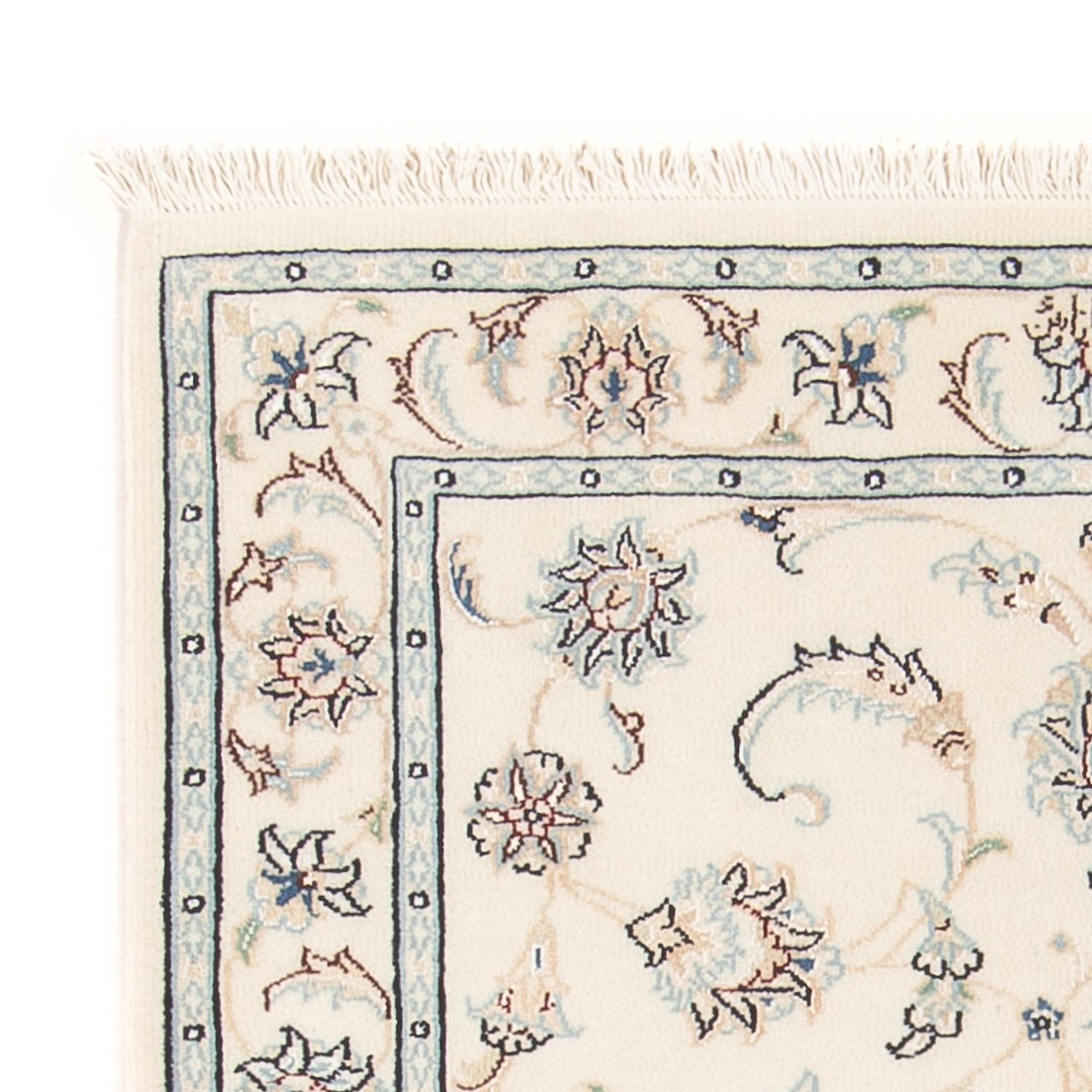 Persisk tæppe - Nain - Premium - 120 x 81 cm - creme