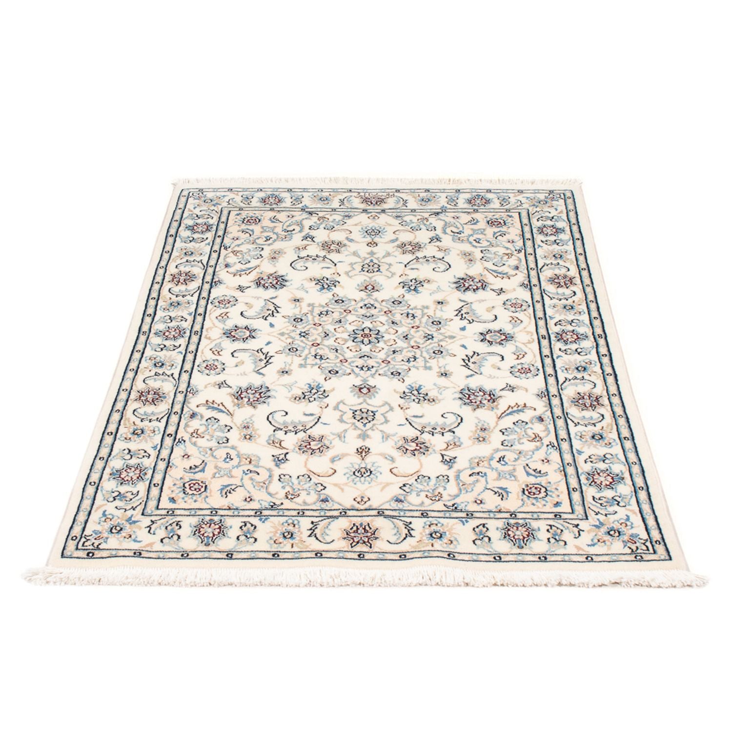 Persisk tæppe - Nain - Premium - 118 x 82 cm - creme