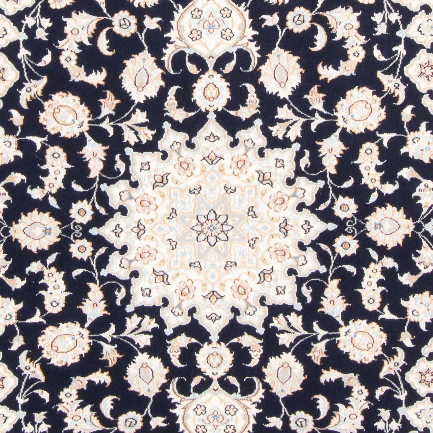 Persisk tæppe - Nain - Royal - 173 x 118 cm - mørkeblå