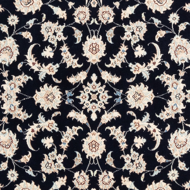 Persisk tæppe - Nain - Premium - 182 x 121 cm - mørkeblå