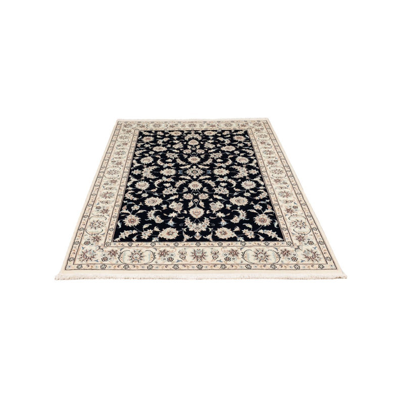 Persisk tæppe - Nain - Premium - 182 x 121 cm - mørkeblå