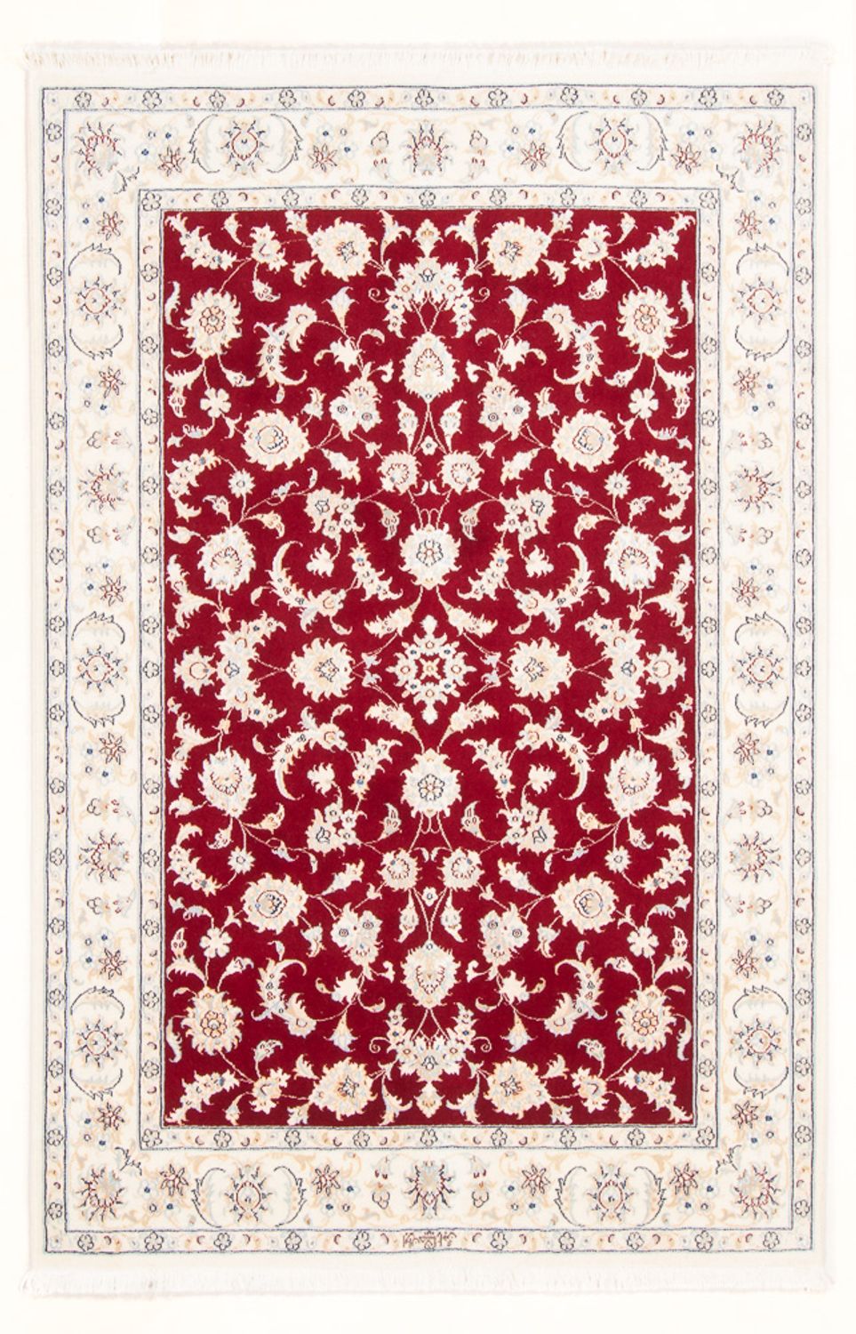 Persisk tæppe - Nain - Royal - 174 x 119 cm - rød
