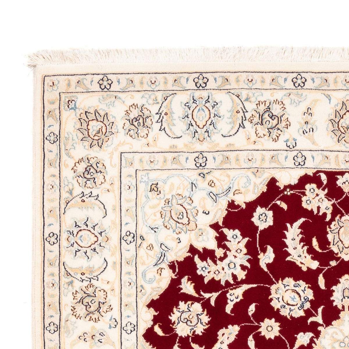 Persisk tæppe - Nain - Premium - 176 x 118 cm - rød