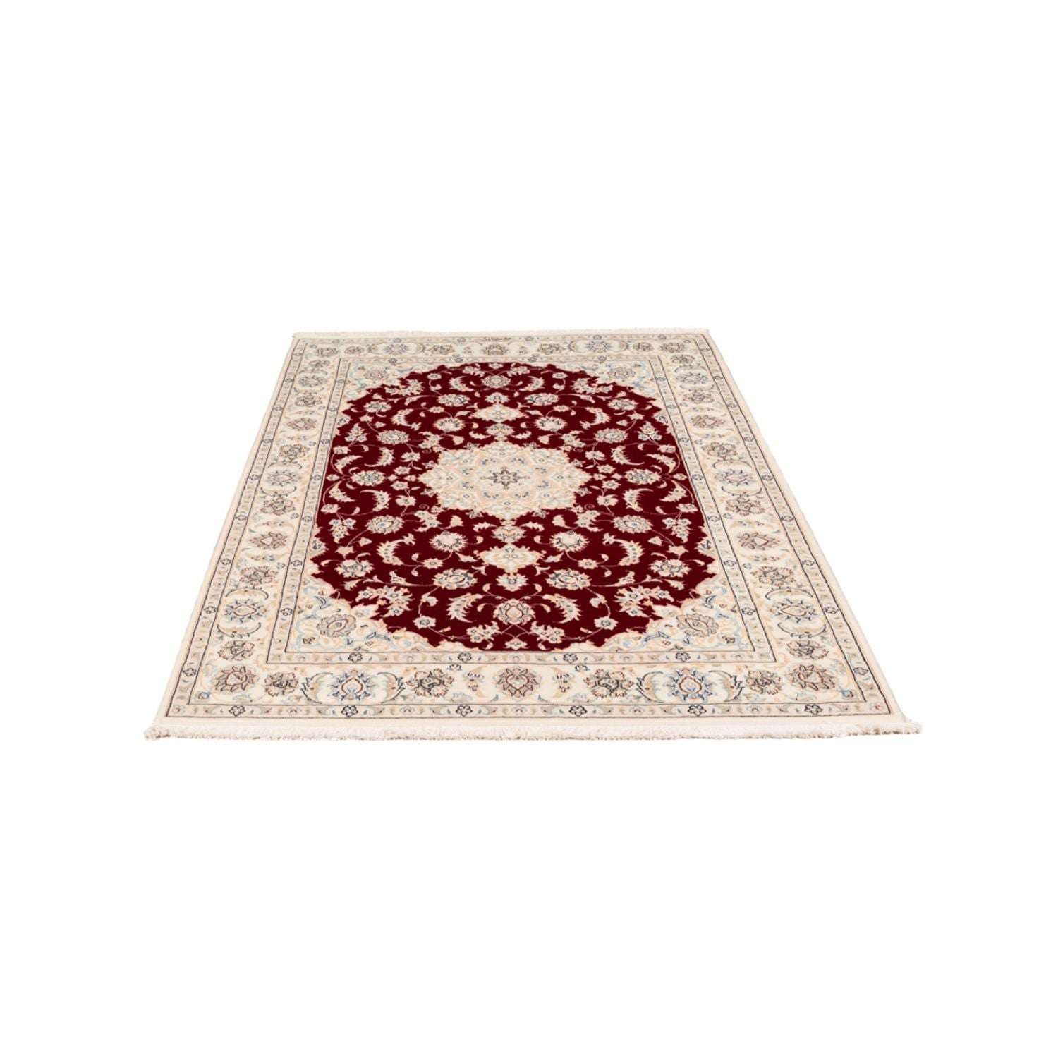 Persisk tæppe - Nain - Premium - 176 x 118 cm - rød
