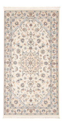 Persisk tæppe - Nain - Premium - 135 x 74 cm - creme