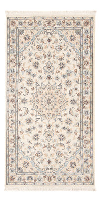 Persisk tæppe - Nain - Premium - 135 x 74 cm - creme