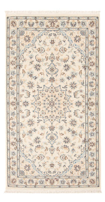 Persisk tæppe - Nain - Premium - 135 x 74 cm - creme