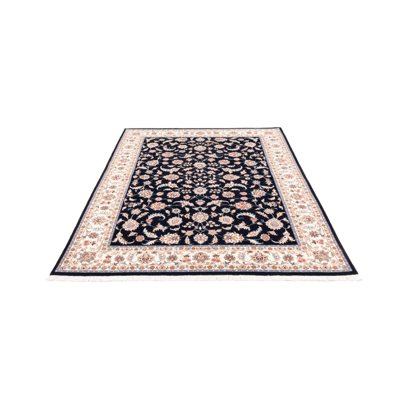 Persisk tæppe - Tabriz - 200 x 147 cm - mørkeblå