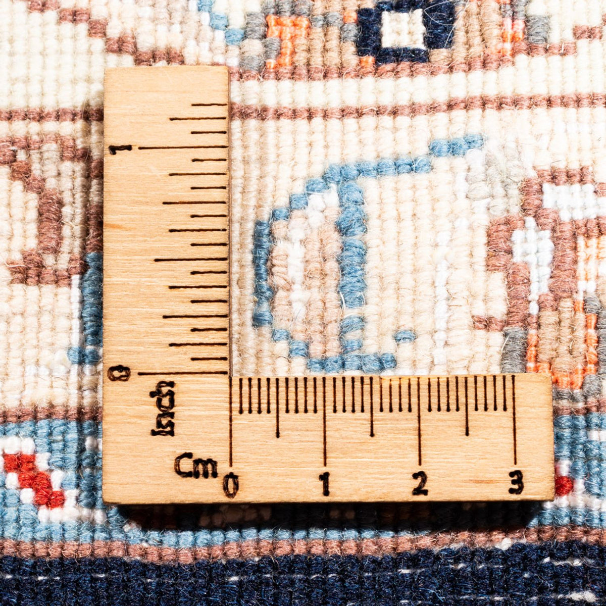 Persisk tæppe - Tabriz - 200 x 147 cm - mørkeblå