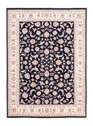 Persisk tæppe - Tabriz - 200 x 150 cm - mørkeblå